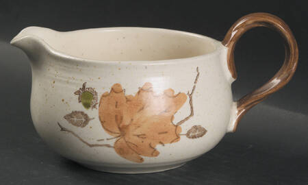 Woodland Gold Open Sauce Boat