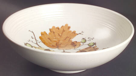Woodland Gold 11" Large Salad Serving Bowl