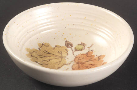 Woodland Gold Fruit/Dessert (Sauce) Bowl by Metlox - Poppytrail - Vernon