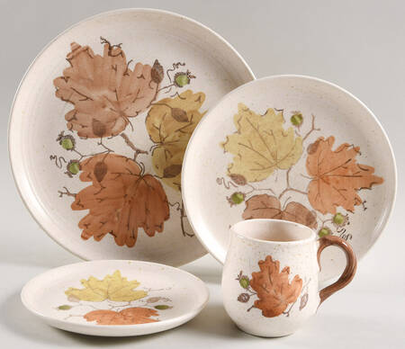 Woodland Gold 4 Piece Place Setting