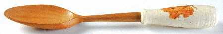 Woodland Gold Salad Serving Spoon with Wood Bowl