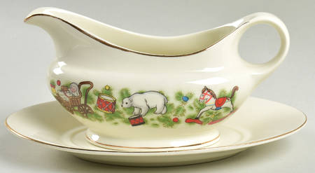 Toys For Tots Gravy Boat & Underplate