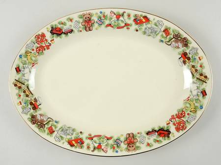 Toys For Tots 14" Oval Serving Platter