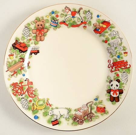 Toys For Tots Salad Plate