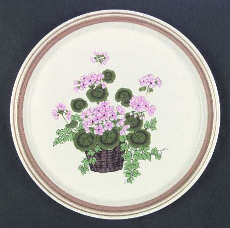 A Basket of Pinks Dinner Plate