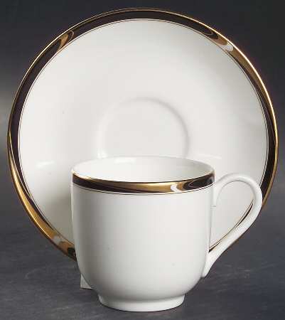 Academy Flat Demitasse Cup & Saucer Set