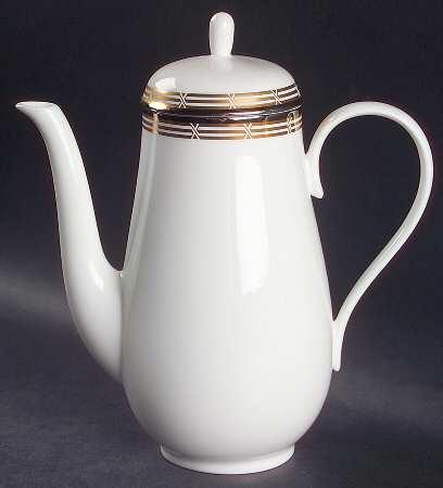 Accent Gold Coffee Pot & Lid