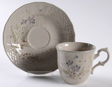 Adeline Flat Cup & Saucer Set