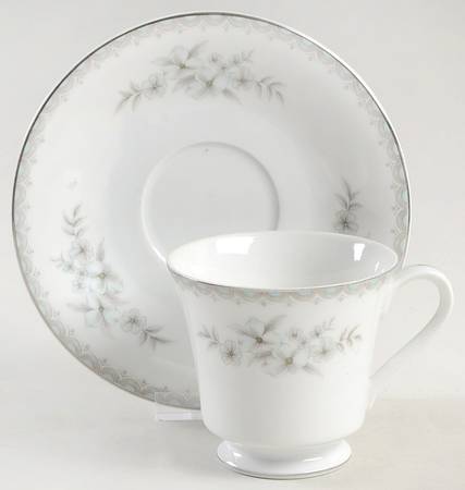 Alicia Footed Cup & Saucer Set by Mikasa