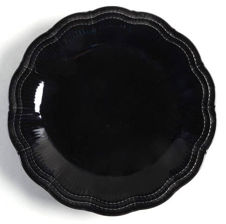 Allura Black Salad Plate