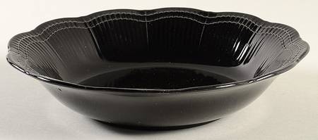Allura Black Coupe Soup Bowl