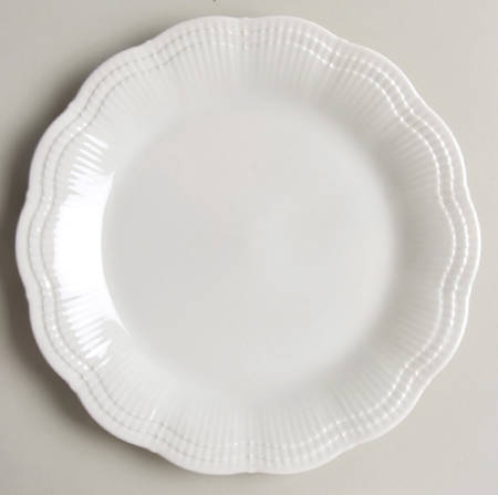 Allura White Salad Plate