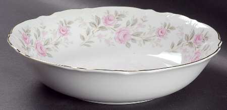 Alpine Rose 9" Round Vegetable Bowl