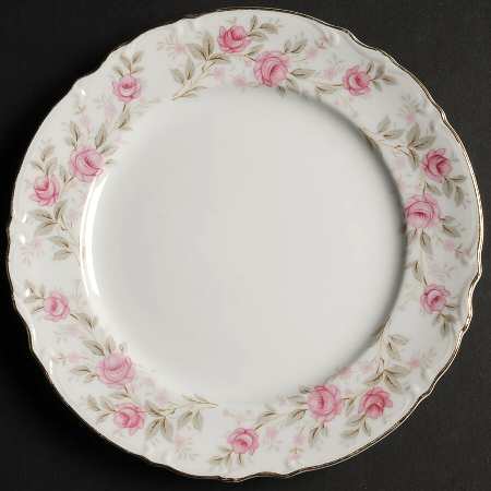 Alpine Rose Salad Plate
