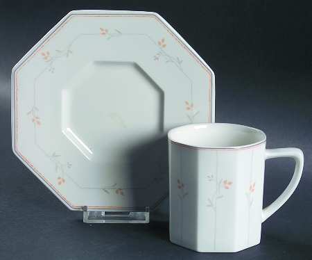 Alpine Spring Flat Cup & Saucer Set