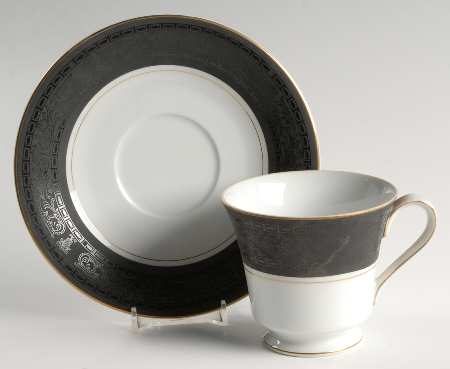 Ambassador Footed Cup & Saucer Set