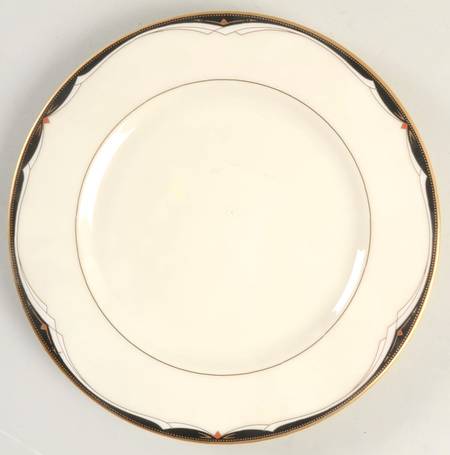 Ambassador Black Salad Plate
