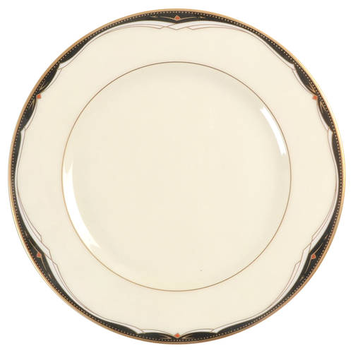 Ambassador Black Bread & Butter Plate