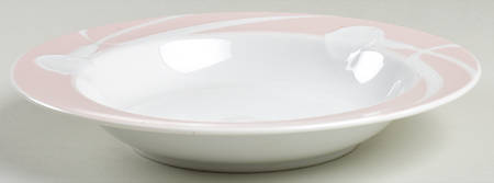 Ambiance Peach Large Rim Soup Bowl