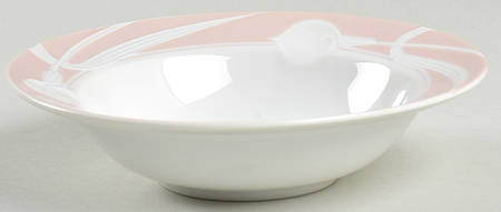 Ambiance Peach Rim Fruit/Dessert (Sauce) Bowl