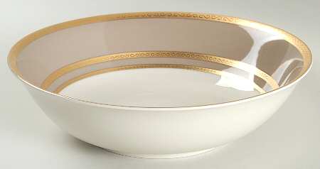 Ambassador Taupe 9" Round Vegetable Bowl