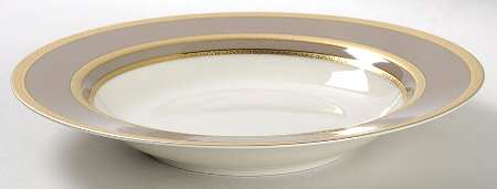 Ambassador Taupe Rim Soup Bowl