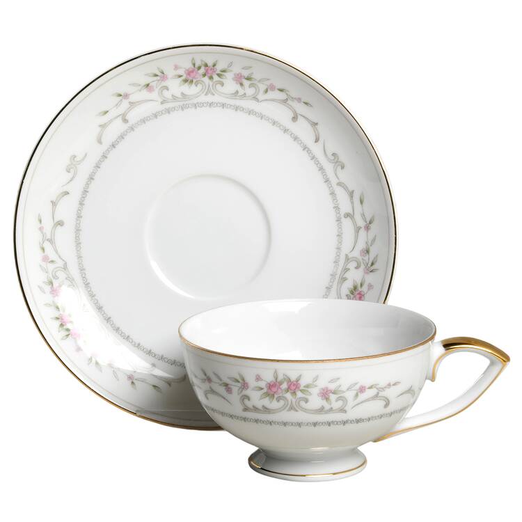 Amherst Footed Cup & Saucer Set