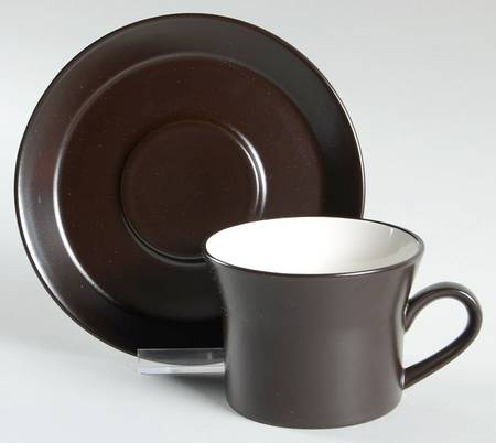 Andes Flat Cup & Saucer Set by Mikasa