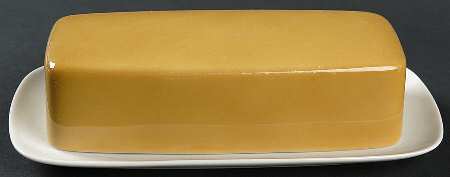 Antique Gold 1/4 Lb Covered Butter by Mikasa