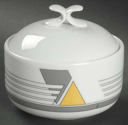 Angles Sugar Bowl & Lid