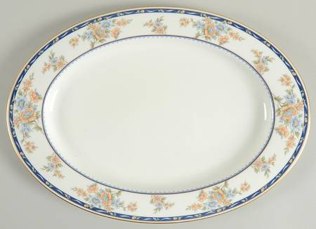 Annabelle 15" Oval Serving Platter
