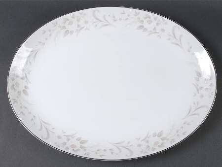 Annette 16" Oval Serving Platter by Mikasa