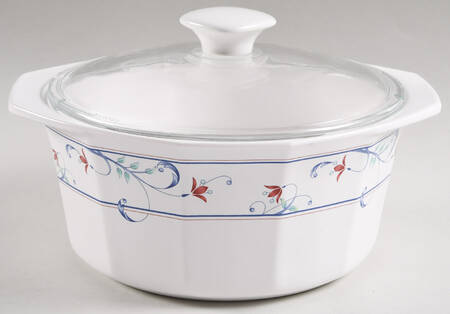 Annette 2.25 Qt Round Covered Casserole