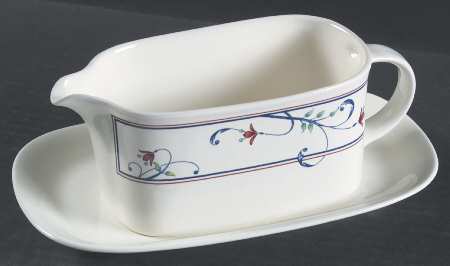 Annette Gravy Boat & Underplate (Relish/Butter)
