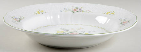 Antique Rose Large Rim Soup Bowl by Mikasa