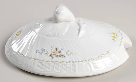 Antique Rose Lid for Oval Tureen