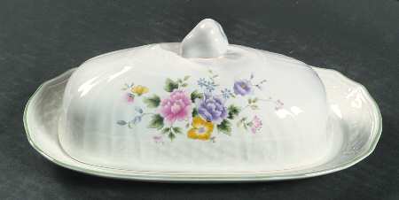 Antique Rose 1/4 Lb Covered Butter