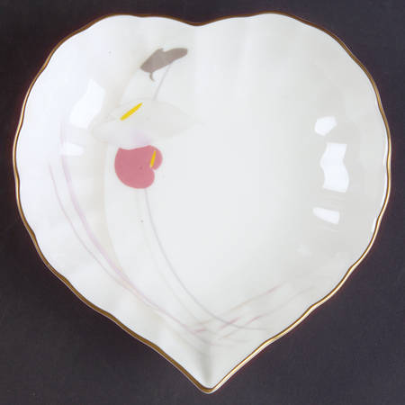 Anthurium Heart Shaped Dish