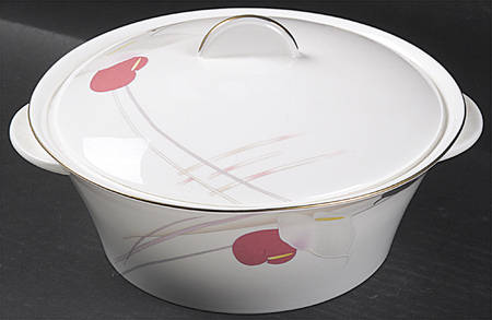 Anthurium 1.75 Qt Round Covered Casserole