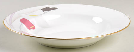 Anthurium Rim Soup Bowl