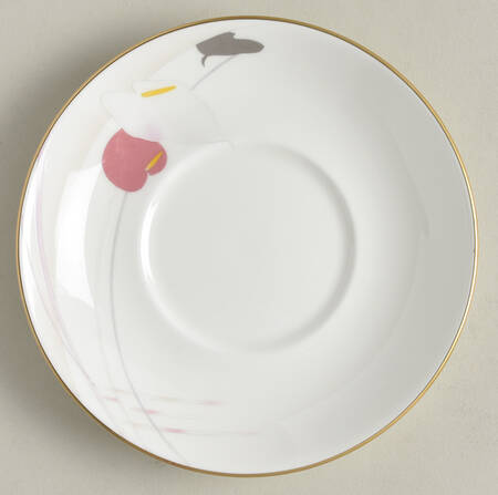 Anthurium Saucer for Demitasse Cup