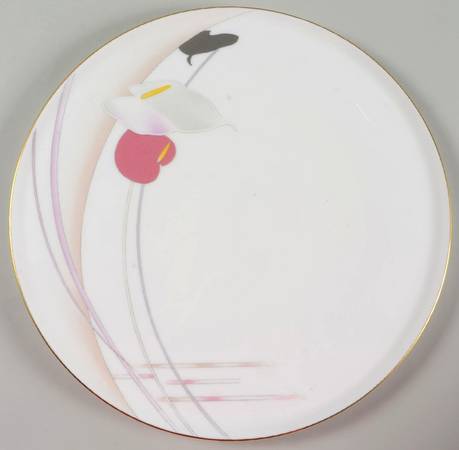 Anthurium Cake Plate