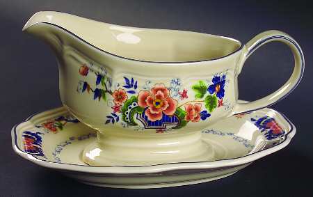 Antiquities Gravy Boat & Underplate