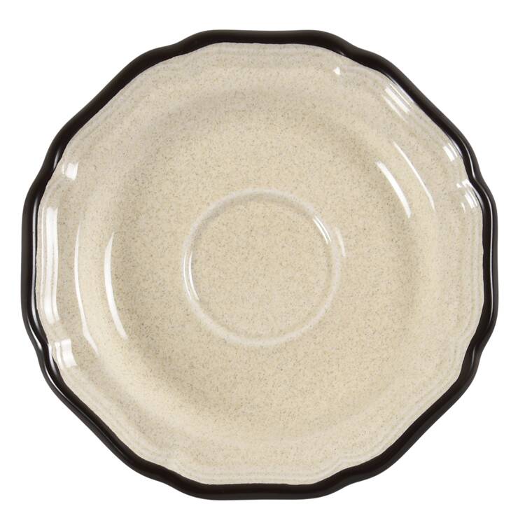 Antique White Saucer