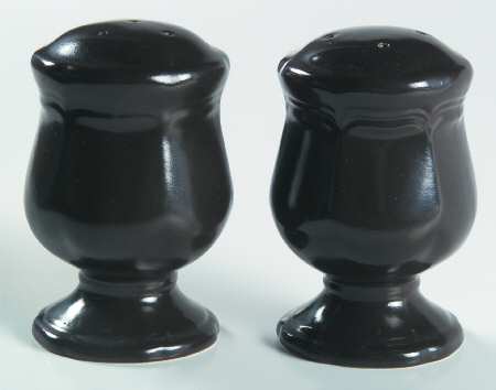 Antique White Salt & Pepper Set