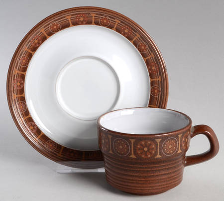 Apache Flat Cup & Saucer Set