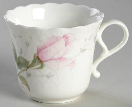 April Rose Flat Demitasse Cup