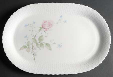 April Rose 16" Oval Serving Platter