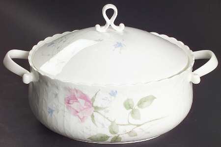 April Rose Oval Covered Vegetable by Mikasa
