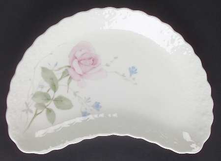 April Rose Crescent Salad Plate